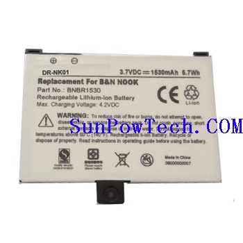eReader Battery BNRB1530, BNRB454261 for B&N NOOK BNRZ1000