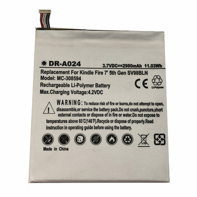 MC-308594 for Kindle Fire 7 5th SV98LN Tablet PC battery