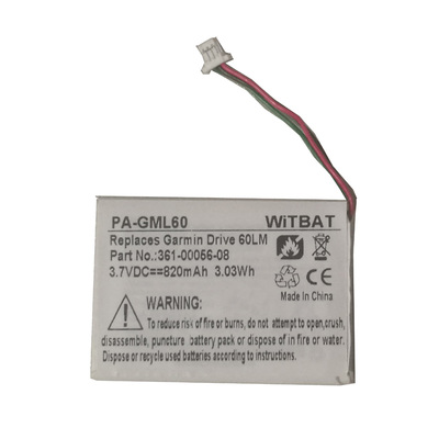361-00056-08 for Garmin Drive 60LM GPS battery