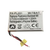 LSSP552631SA for Plantronics Backbeat 500 Wireless Headset Battery