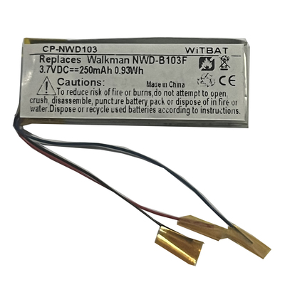 Sony Walkman NWD-B103F NWD-B105F Battery